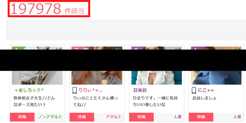 FANZAライブチャットのパフォーマー数